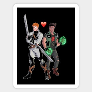 Shatterstar And Rictor Sticker